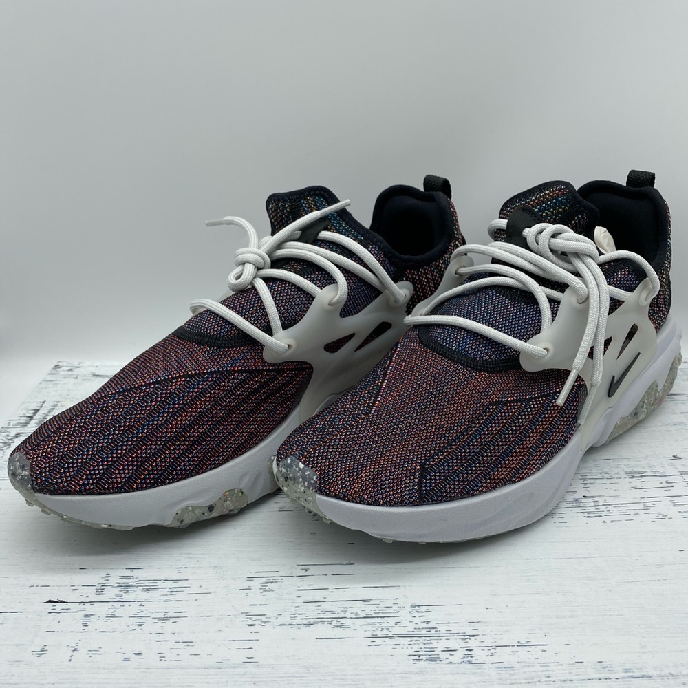 Nike React Presto Flyknit Multi Black